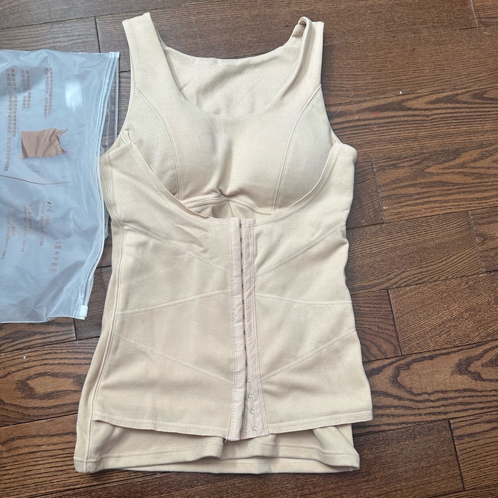 Women's Beige Shapewear Top